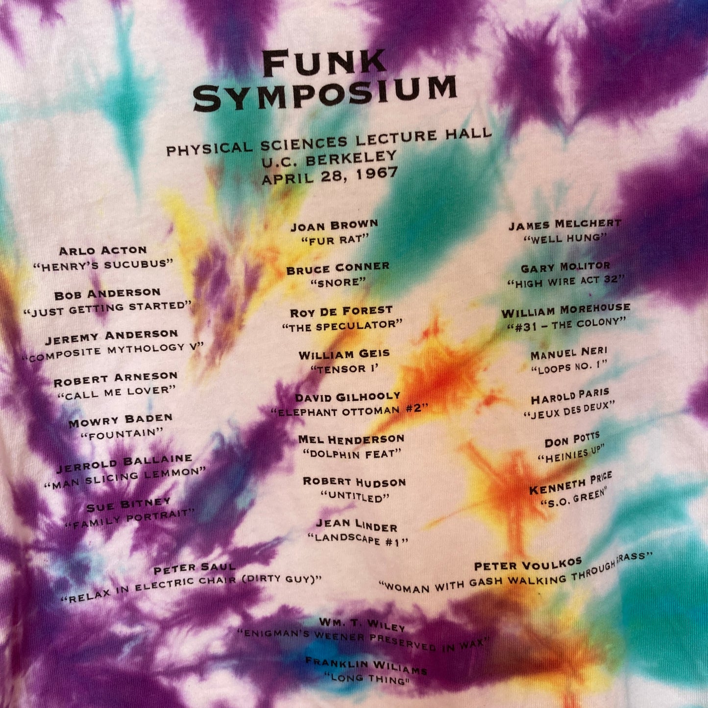 Funk Symposium (tie dyed)
